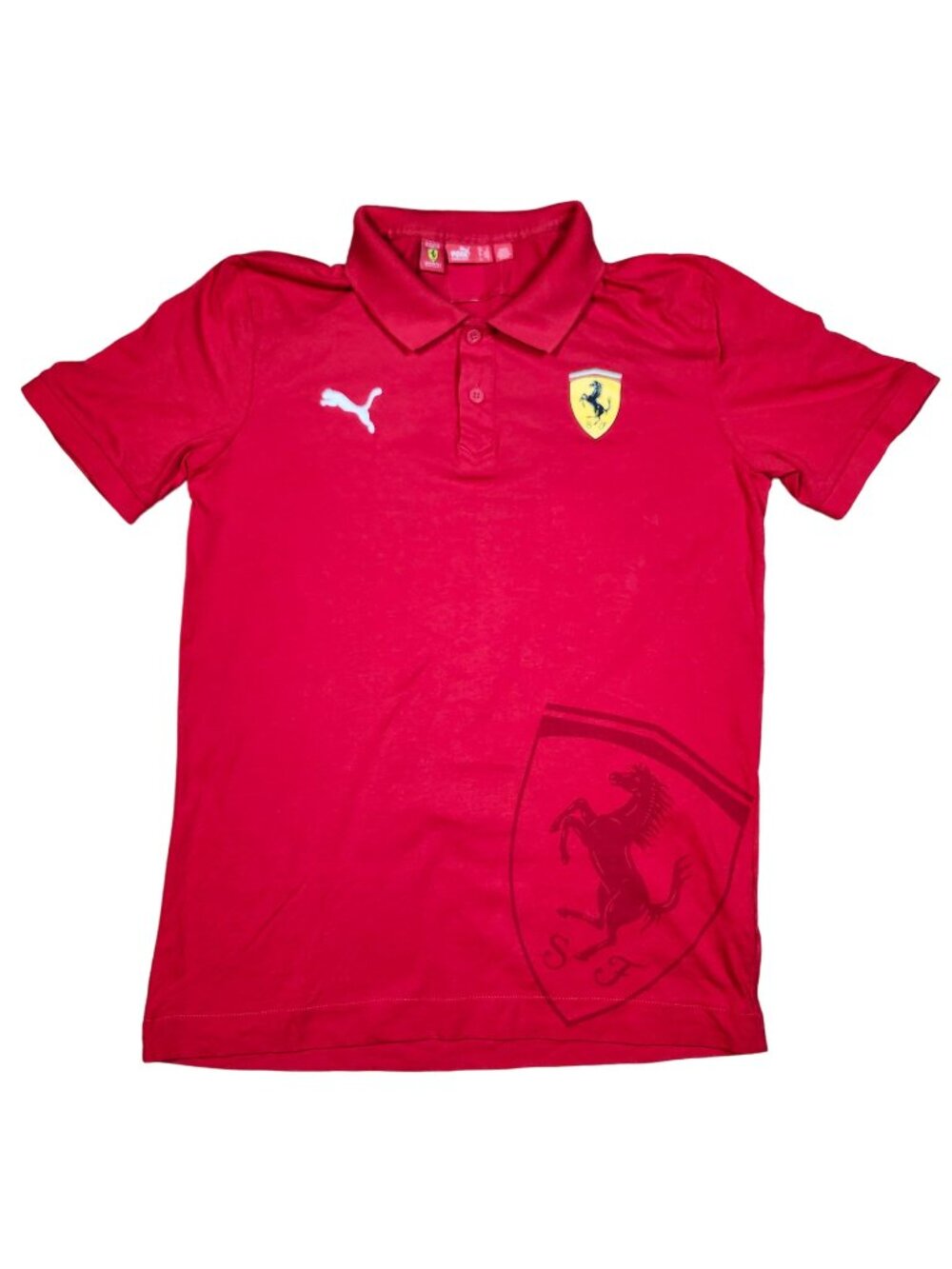 Puma Scuderia Ferrari Polo Womens Size Small Red